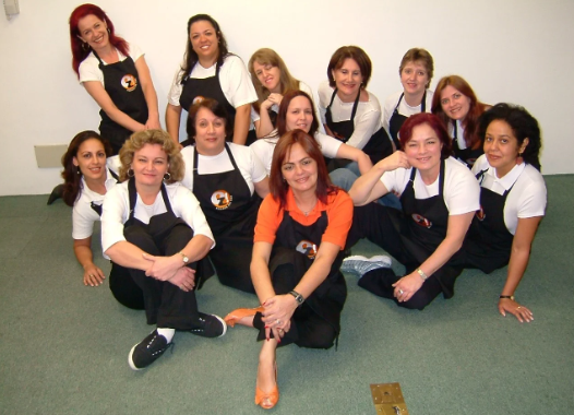 A primeira turma de formação da OZ! em 2006